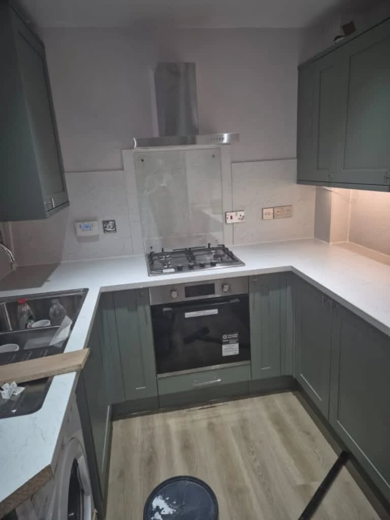 Gas cooker and appliance installation work